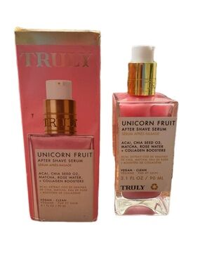 TRULY Unicorn Fruit After Shave Serum - Pink & Gold Accents